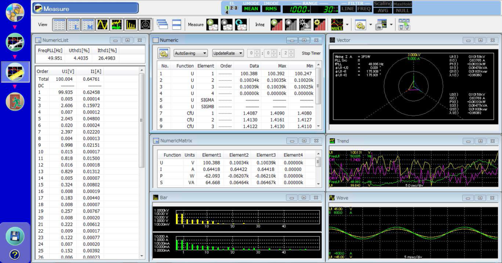 wtview yogokawa power analyzer